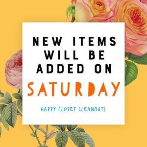 💕ADDING NEW ITEMS ON SATURDAY 💕